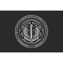 Флаг РУБпАК «Hydra» 137 ОБМП ВМС ВСУ. Вариант-07 Флаг РУБпАК «Hydra» 137 ОБМП ВМС ВСУ. Вариант-07