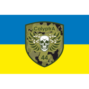 Флаг ББпС (батальон беспилотных систем) «Calyptra» 44 ОМБр ВСУ. Вариант-01 Флаг ББпС (батальон беспилотных систем) «Calyptra» 44 ОМБр ВСУ. Вариант-01
