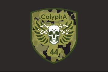 Прапор ББпС (батальйон безпілотних систем) «Calyptra» 44 ОМБр ЗСУ. Варіант-06 Прапор ББпС (батальйон безпілотних систем) «Calyptra» 44 ОМБр ЗСУ. Варіант-06