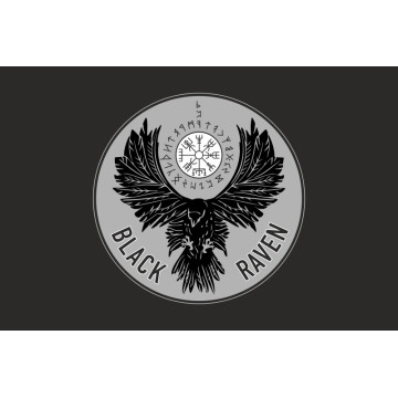 Прапор РУБпАК «Black Raven» 93 ОМБр ЗСУ. Варіант-06 Прапор РУБпАК «Black Raven» 93 ОМБр ЗСУ. Варіант-06