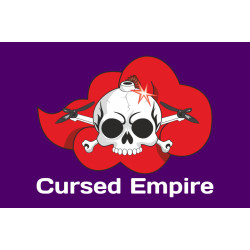 Флаг РУБпАК «Cursed Empire» 100 ОМБр ВСУ. Вариант-01 Флаг РУБпАК «Cursed Empire» 100 ОМБр ВСУ. Вариант-01