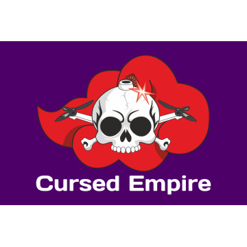 Прапор РУБпАК «Cursed Empire» 100 ОМБр ЗСУ. Варіант-01 Прапор РУБпАК «Cursed Empire» 100 ОМБр ЗСУ. Варіант-01