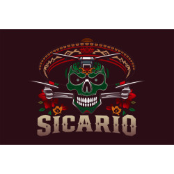 Флаг Подразделения операторов ударных БПЛА «Sicario» ВСУ Флаг Подразделения операторов ударных БПЛА «Sicario» ВСУ