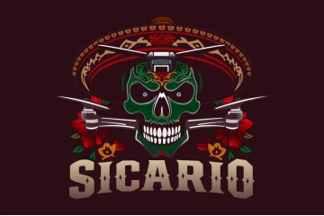Флаг Подразделения операторов ударных БПЛА «Sicario» ВСУ