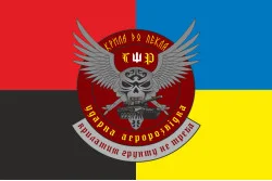 Прапор РУБпАК «Крила до пекла» 103 ОБрТрО ЗСУ. Варіант-03