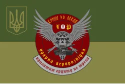 Прапор РУБпАК «Крила до пекла» 103 ОБрТрО ЗСУ. Варіант-05