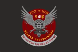 Прапор РУБпАК «Крила до пекла» 103 ОБрТрО ЗСУ. Варіант-06