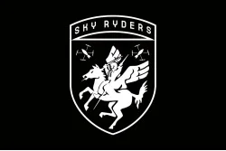 Прапор РУБпАК «Sky Riders» 116 ОМБр ЗСУ. Варіант-06 Прапор РУБпАК «Sky Riders» 116 ОМБр ЗСУ. Варіант-06