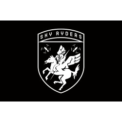 Прапор РУБпАК «Sky Riders» 116 ОМБр ЗСУ. Варіант-06 Прапор РУБпАК «Sky Riders» 116 ОМБр ЗСУ. Варіант-06