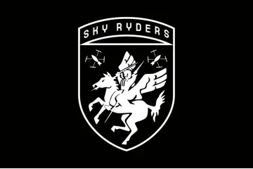 Прапор РУБпАК «Sky Riders» 116 ОМБр ЗСУ. Варіант-06 Прапор РУБпАК «Sky Riders» 116 ОМБр ЗСУ. Варіант-06