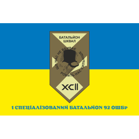 Прапор 1 СБ (спеціалізований батальйон) 92 ОШБр ЗСУ. Варіант-02