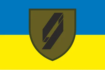 Флаг 9 АК (армейский корпус) ВСУ. Вариант-06