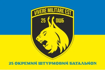 Флаг 25 ОШБ (отдельный штурмовой батальон) ВСУ. Вариант-14 Флаг 25 ОШБ (отдельный штурмовой батальон) ВСУ. Вариант-14