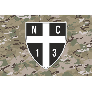 Прапор РУБпАК «NC13» 3 ОШБр ЗСУ. Варіант-04 Прапор РУБпАК «NC13» 3 ОШБр ЗСУ. Варіант-04