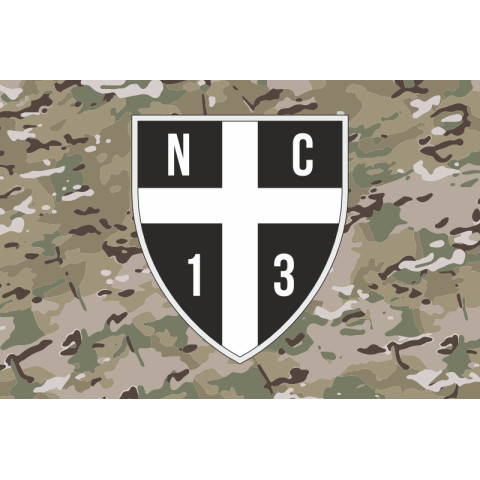 Флаг РУБпАК «NC13» 3 ОШБр ВСУ. Вариант-04 Флаг РУБпАК «NC13» 3 ОШБр ВСУ. Вариант-04