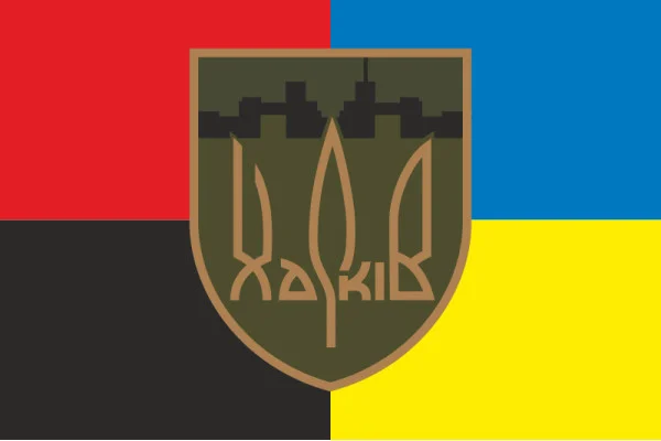 Прапор 127 ОВМБр (окрема важка механізована бригада) ЗСУ. Варіант-02