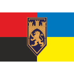 Прапор 125 ОВМБр (окрема важка механізована бригада) ЗСУ. Варіант-13 Прапор 125 ОВМБр (окрема важка механізована бригада) ЗСУ. Варіант-13