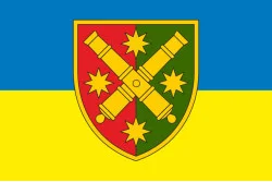 Прапор 68 ОАБр (окрема артилерійська бригада) ЗСУ. Варіант-05