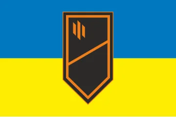 Флаг 3 ОРБ (отдельный разведывательный батальон) ВСУ. Вариант-01