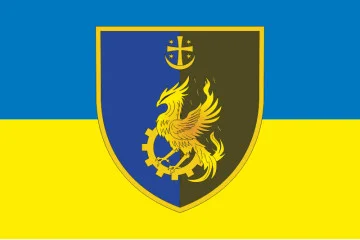 Прапор 520 ОРВБ (окремий ремонтно-відновлювальний батальйон) ЗСУ. Варіант-01 Прапор 520 ОРВБ (окремий ремонтно-відновлювальний батальйон) ЗСУ. Варіант-01