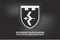 Флаг 1 БТрО (батальон Территориальной обороны) ВСУ Флаг 1 БТрО (батальон Территориальной обороны) ВСУ