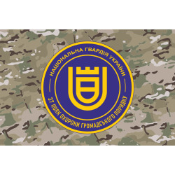 Прапор 37 ПОГП (полк охорони громадського порядку) НГУ. Вариант-12