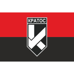 Флаг 22 ББпС «КРАТОС» ВСУ. Вариант-02 Флаг 22 ББпС «КРАТОС» ВСУ. Вариант-02