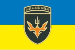 Флаг 433 ОББпС (отдельный батальон беспилотных систем) ВСУ. Вариант-09