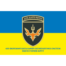 Прапор 433 ОББпС (окремий батальйон безпілотних систем) ЗСУ. Варіант-10 Прапор 433 ОББпС (окремий батальйон безпілотних систем) ЗСУ. Варіант-10