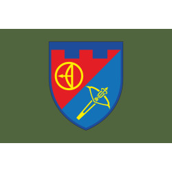 Прапор Зенітного дивізіону 112 ОБрТрО ЗСУ. Варіант-02