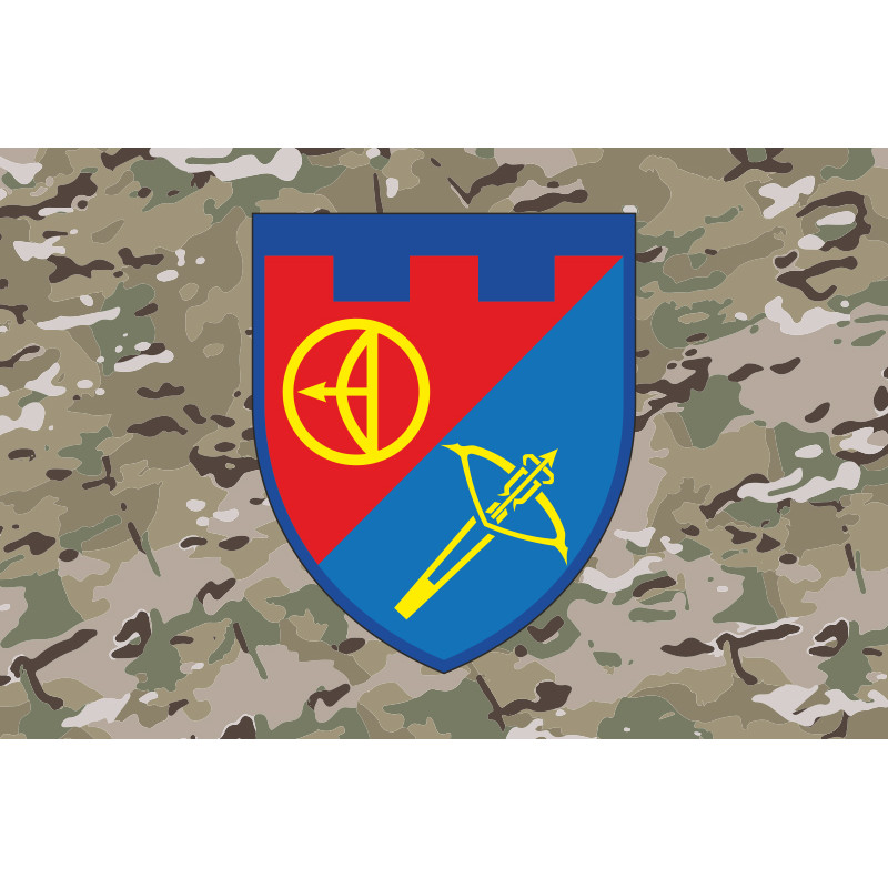 Прапор Зенітного дивізіону 112 ОБрТрО ЗСУ. Варіант-10 Прапор Зенітного дивізіону 112 ОБрТрО ЗСУ. Варіант-10