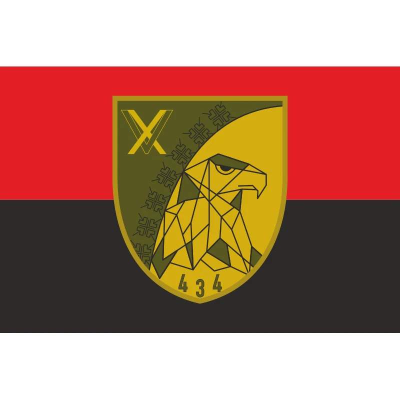 Прапор 434 ОББпС (окремий батальйон безпілотних систем) ЗСУ. Варіант-03 Прапор 434 ОББпС (окремий батальйон безпілотних систем) ЗСУ. Варіант-03