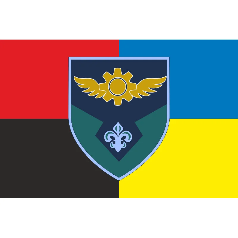Прапор 57 авіабази ЗСУ. Варіант-03 Прапор 57 авіабази ЗСУ. Варіант-03