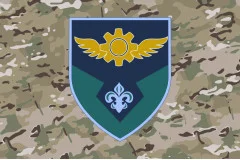 Флаг 57 авиабазы ВСУ. Вариант-04