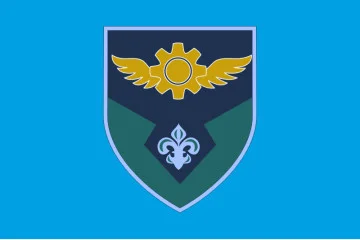 Флаг 57 авиабазы ВСУ. Вариант-06 Флаг 57 авиабазы ВСУ. Вариант-06