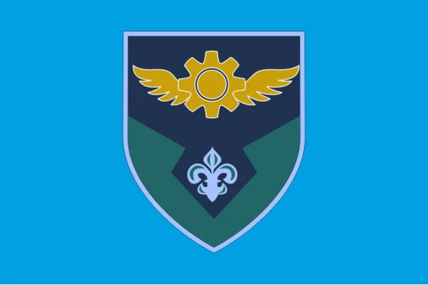 Флаг 57 авиабазы ВСУ. Вариант-06 Флаг 57 авиабазы ВСУ. Вариант-06