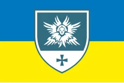 Прапор ББпС 116 ОМБр ЗСУ. Варіант-01 Прапор ББпС 116 ОМБр ЗСУ. Варіант-01