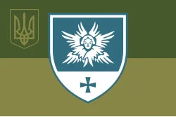 Прапор ББпС 116 ОМБр ЗСУ. Варіант-05 Прапор ББпС 116 ОМБр ЗСУ. Варіант-05