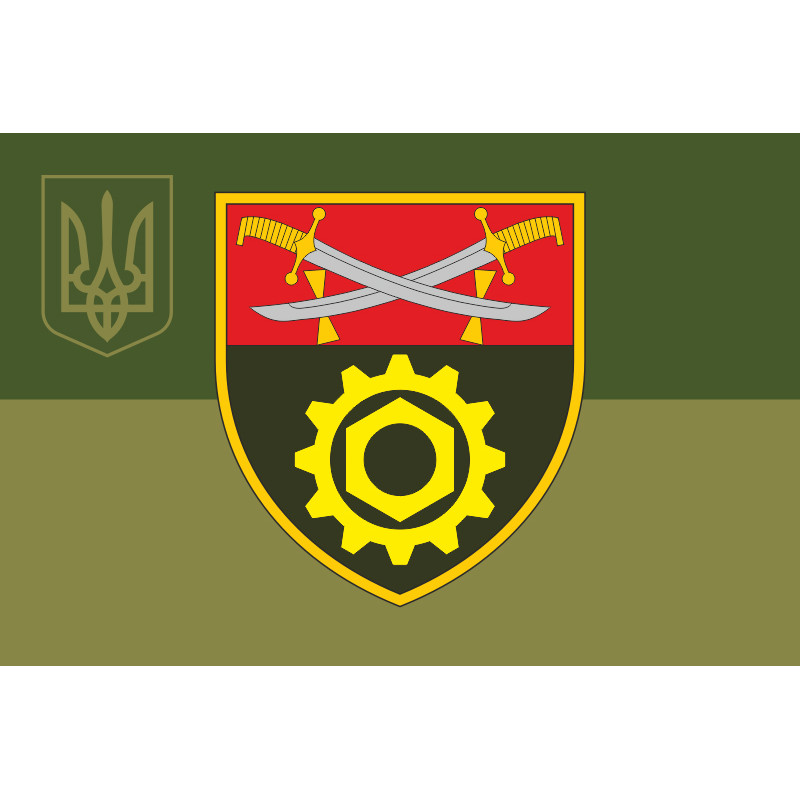 Прапор 513 ОРВБ (окремий ремонтно-відновлювальний батальйон) ЗСУ. Варіант-07 Прапор 513 ОРВБ (окремий ремонтно-відновлювальний батальйон) ЗСУ. Варіант-07