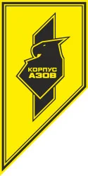 Флаг 1 КНГУ (корпус Национальной гвардии Украины) «Азов». Вариант-01