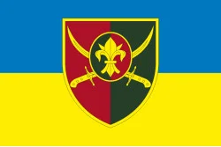 Флаг 129 ОТМБр (отдельная тяжелая механизированная бригада) ВСУ. Вариант-07 Флаг 129 ОТМБр (отдельная тяжелая механизированная бригада) ВСУ. Вариант-07