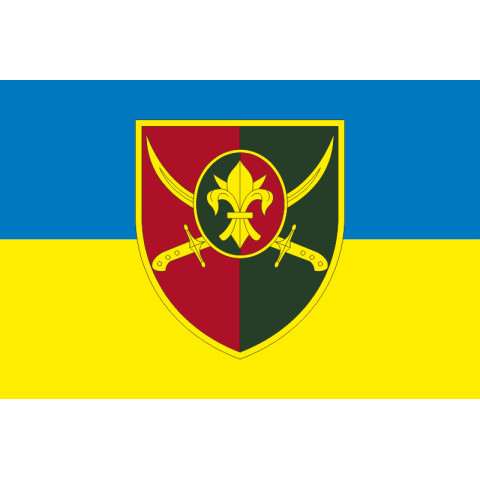 Прапор 129 ОВМБр (окрема важка механізована бригада) ЗСУ. Варіант-07 Прапор 129 ОВМБр (окрема важка механізована бригада) ЗСУ. Варіант-07
