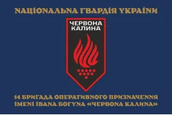 Флаг 14 БрОН (бригада оперативного назначения) НГУ. Вариант-09