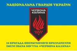 Флаг 14 БрОН (бригада оперативного назначения) НГУ. Вариант-11