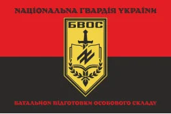 Прапор Батальйону підготовки особового складу НГУ. Варіант-07
