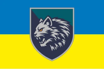 Флаг 34 ОБрМП (отдельная бригада морской пехоты) ВМС ВСУ. Вариант-05