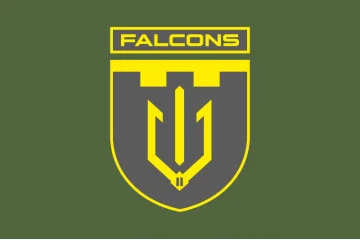 Прапор 2 ББпС (батальйон безпілотних систем) «Falcons» 117 ОБрТрО ЗСУ. Варіант-03 Прапор 2 ББпС (батальйон безпілотних систем) «Falcons» 117 ОБрТрО ЗСУ. Варіант-03