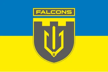 Прапор 2 ББпС (батальйон безпілотних систем) «Falcons» 117 ОБрТрО ЗСУ. Варіант-05 Прапор 2 ББпС (батальйон безпілотних систем) «Falcons» 117 ОБрТрО ЗСУ. Варіант-05