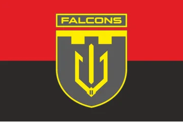 Прапор 2 ББпС (батальйон безпілотних систем) «Falcons» 117 ОБрТрО ЗСУ. Варіант-07 Прапор 2 ББпС (батальйон безпілотних систем) «Falcons» 117 ОБрТрО ЗСУ. Варіант-07