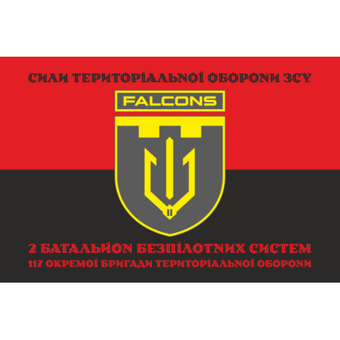 Прапор 2 ББпС (батальйон безпілотних систем) «Falcons» 117 ОБрТрО ЗСУ. Варіант-08